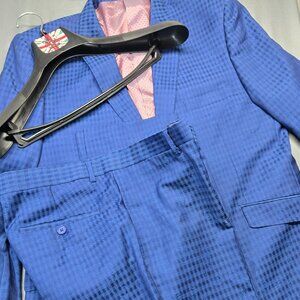 English Laundry Men’s Blue Suit – Blazer & Pants Set